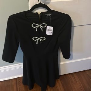 Kate Spade LBD Pearl Bows BNWT